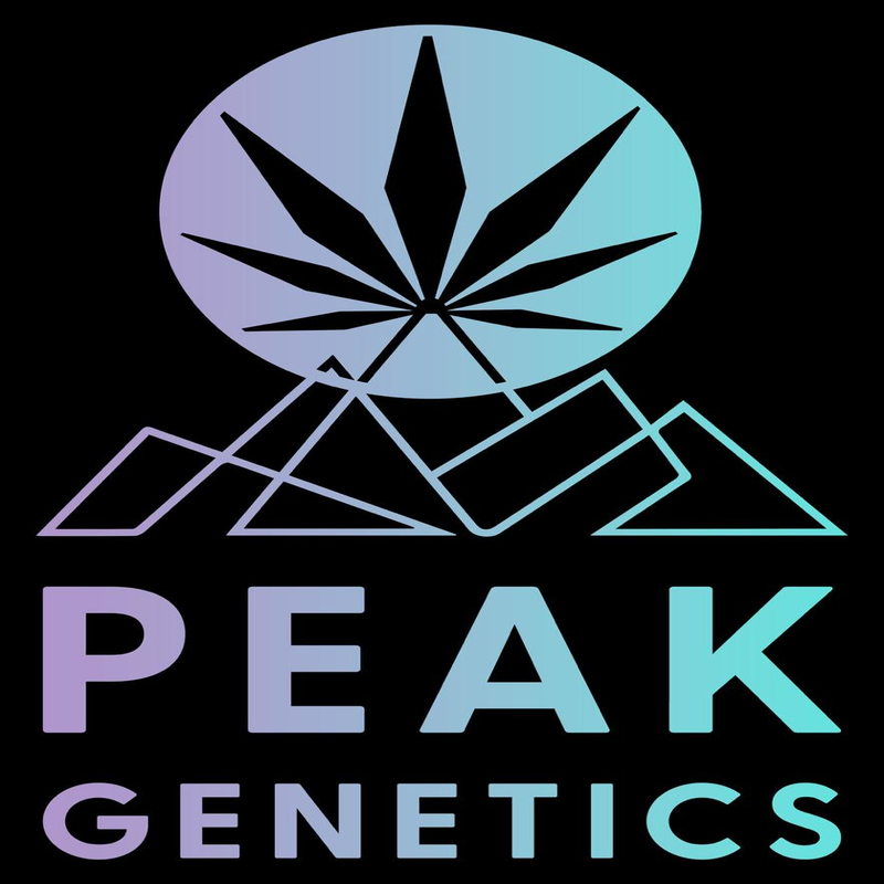 Company logo of Peak Genetics 
a breeder for exceptional freaks or mutations in cannabis  
